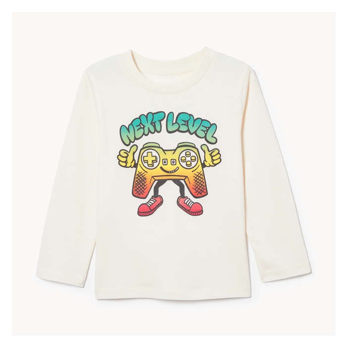 Toddler Boys' Graphic Long Sleeve